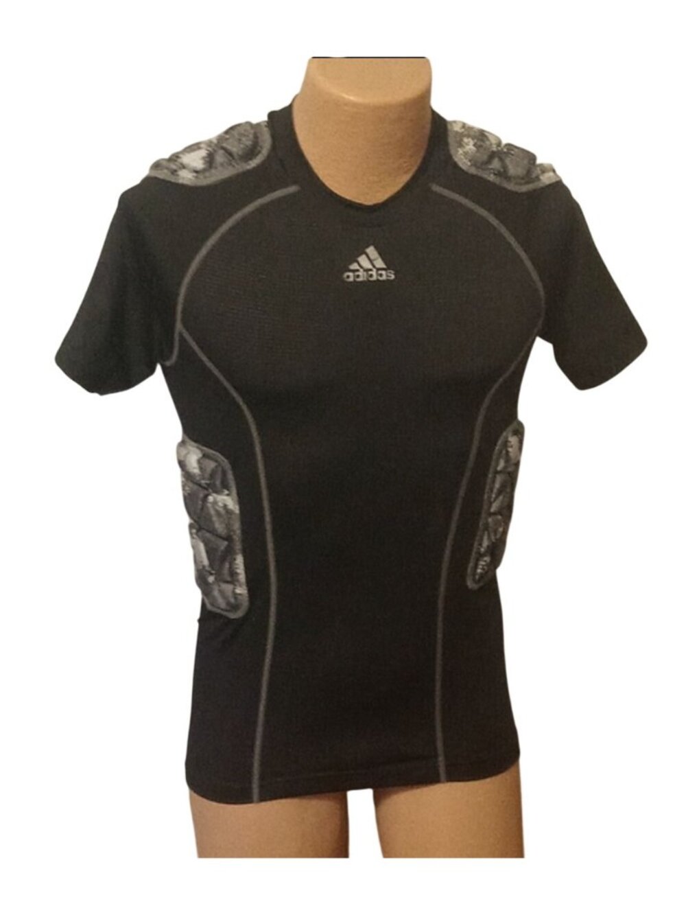 Men's Adidas Techfit Soft Pad Football Compression Fit Under Shirt Size M Top